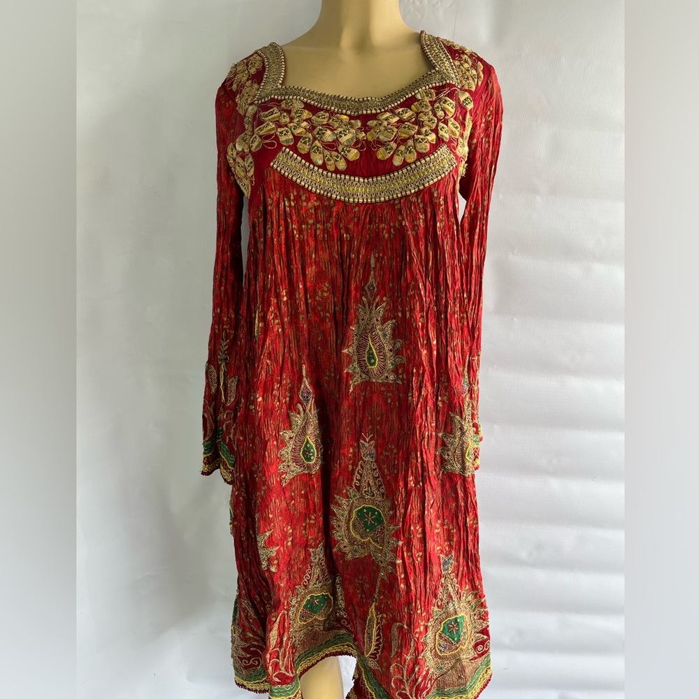 shyam narayan prasad red dress